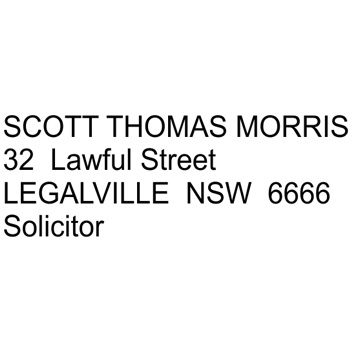 Solicitor Stamps