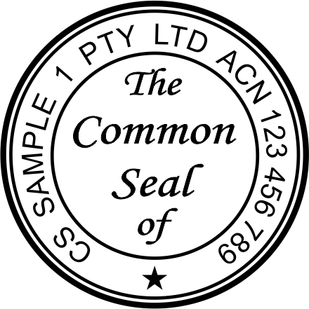 Common Seal Stamp CS1