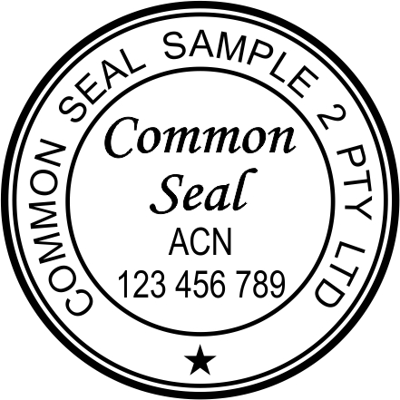 Common Seal Stamp CS2