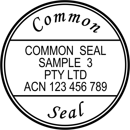 Common Seal Stamp CS3