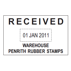 Shiny S-828D Self-Inking Date Stamp