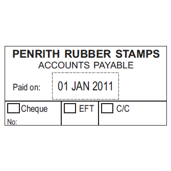 Self-Inking Date Stamp