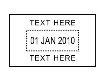 Heavy duty changeable dater stamp