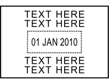 Heavy duty changeable dater stamp