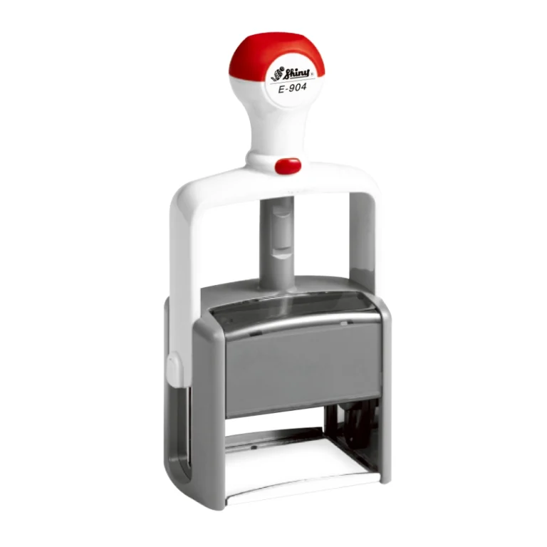 Shiny E-904 Heavy-Duty Self-Inking Rubber Stamp