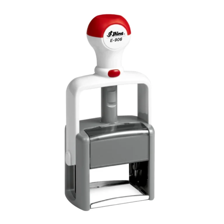 Shiny E-906 Heavy-Duty Self-Inking Rubber Stamp