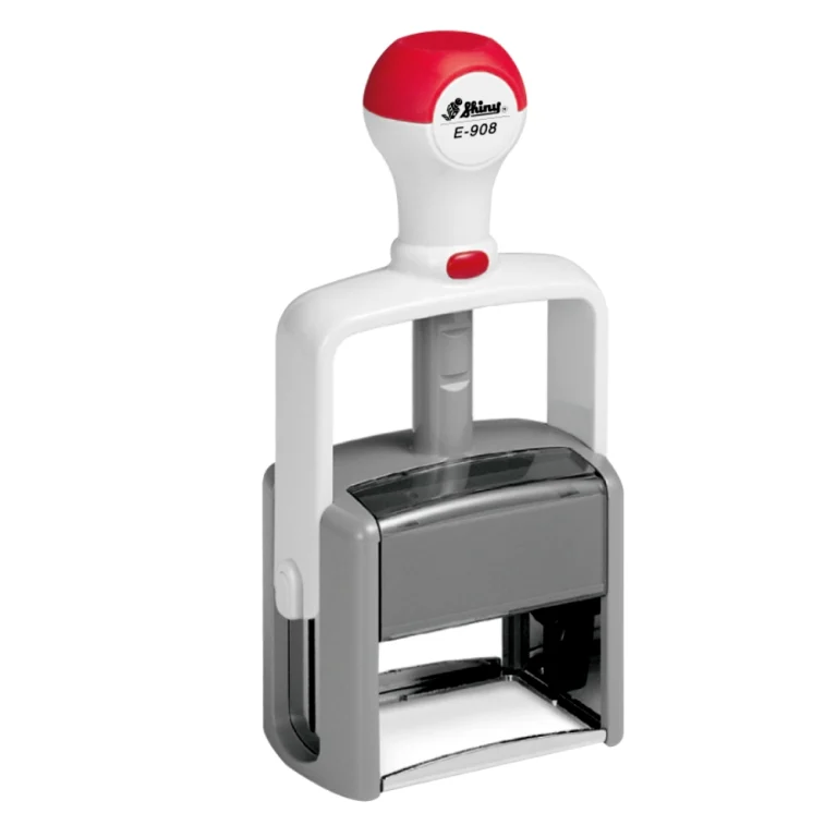 Shiny E-908 Heavy-Duty Self-Inking Rubber Stamp